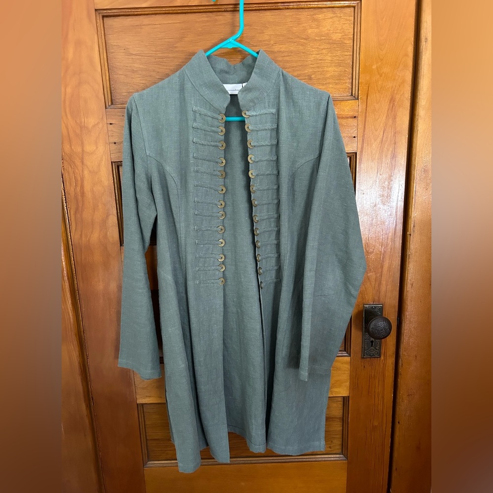 Soft Surroundings stand collar jacket